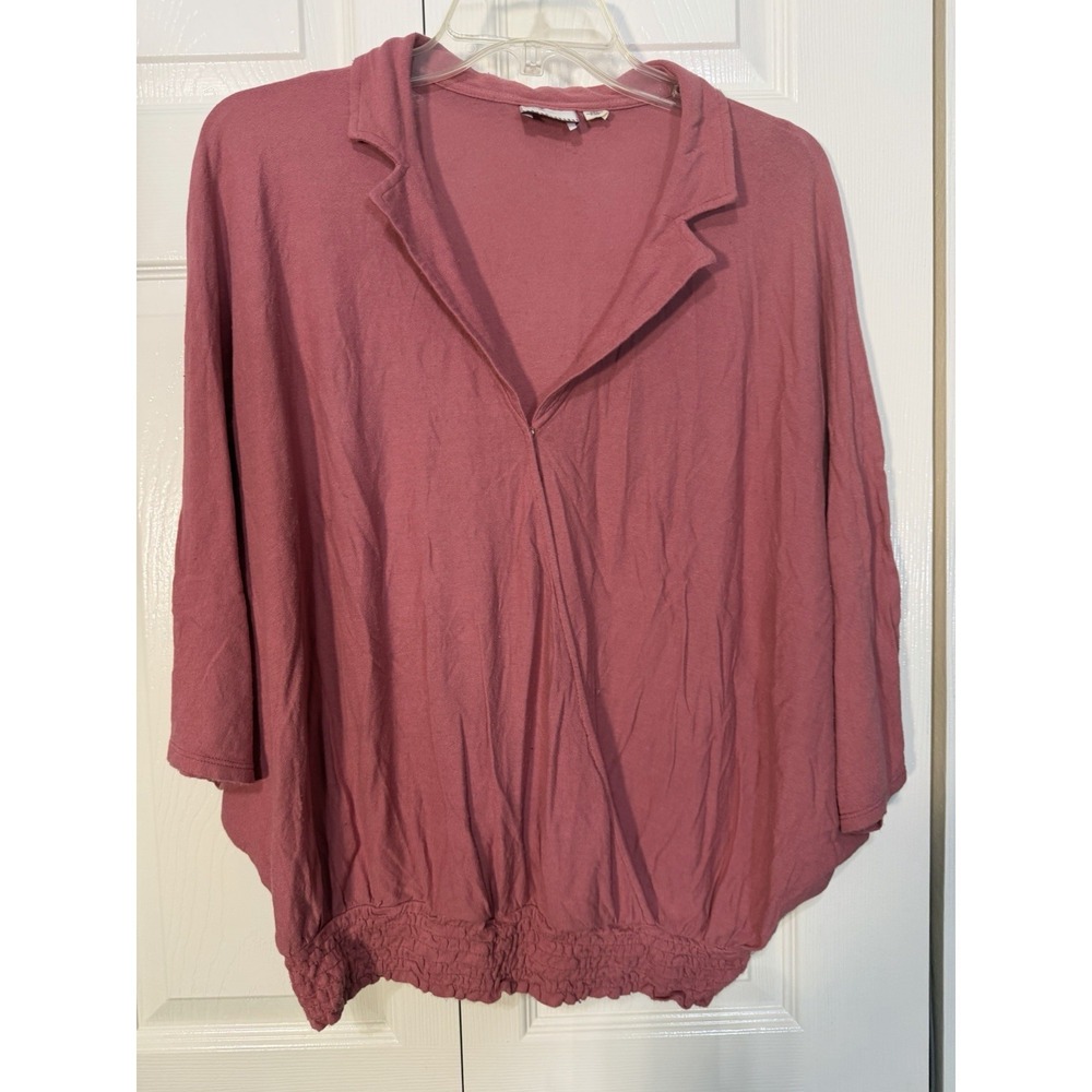 Anthropologie Postmark 9-H15 Pink Blouse Size M/L